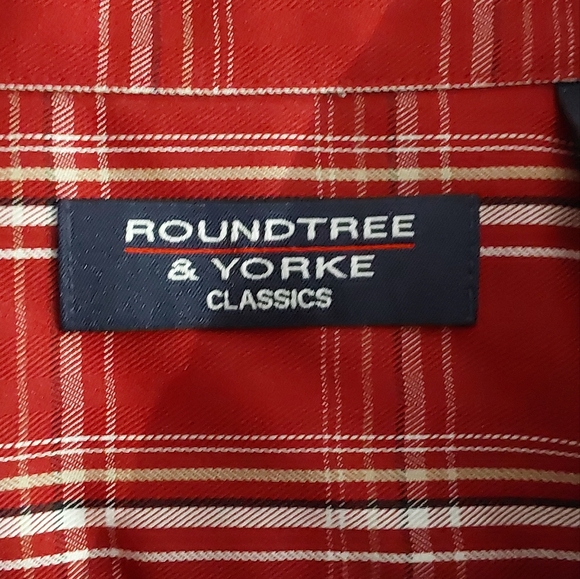 ROUNDTREE & YORKE Men's Shirt / SIZE: XL - Picture 6 of 8